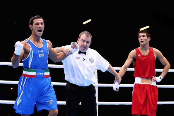 Daniyar Yeleussinov Vincenzo Mangiacapre Photos Olympics Day 12 Boxing