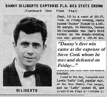 Danny DiLiberto wwwonepocketorgimagesDannyFloridaTitlejpg