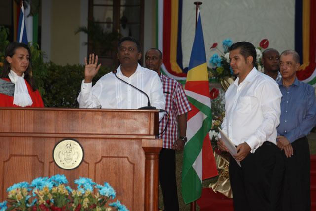Danny Faure Seychelles new President Danny Faure sworn in to office calls for