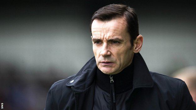 Danny Lennon BBC Sport St Mirren manager Danny Lennon frustrated by