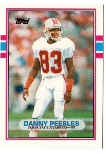 Danny Peebles TAMPA BAY BUCCANEERS Danny Peebles 47T 1989 Topps Card