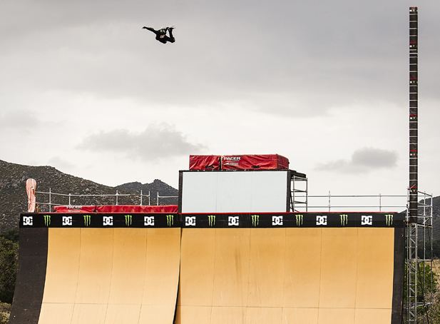 Danny Way Danny Way catches the highest air on a skateboard sets World Record