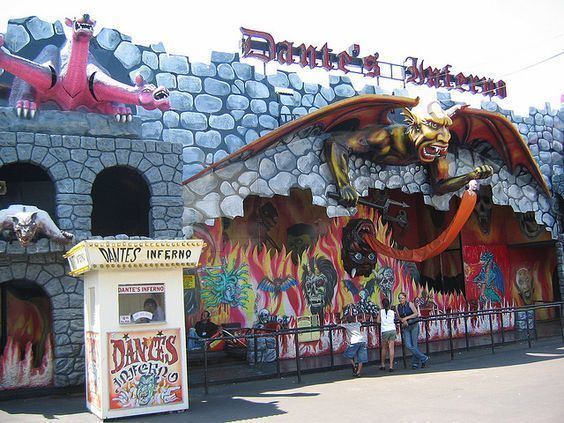 Dante's Inferno (ride) Dante39s Inferno Coney Island Dark Ride Facades Pinterest