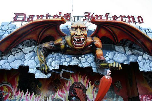 Dante's Inferno (ride) Dante39s Inferno dark ride carnival Dark Ride and Drive Inn
