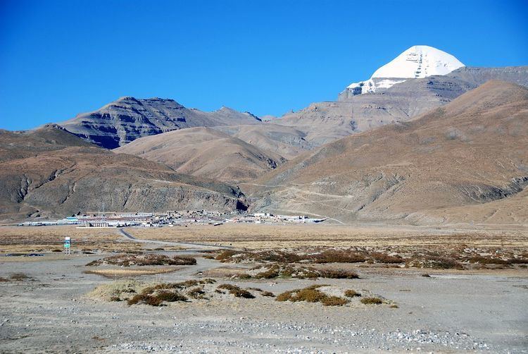 Darchen 40 Darchen With Mount Kailash South Face