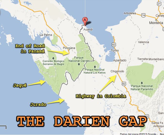 The Darién Gap Map