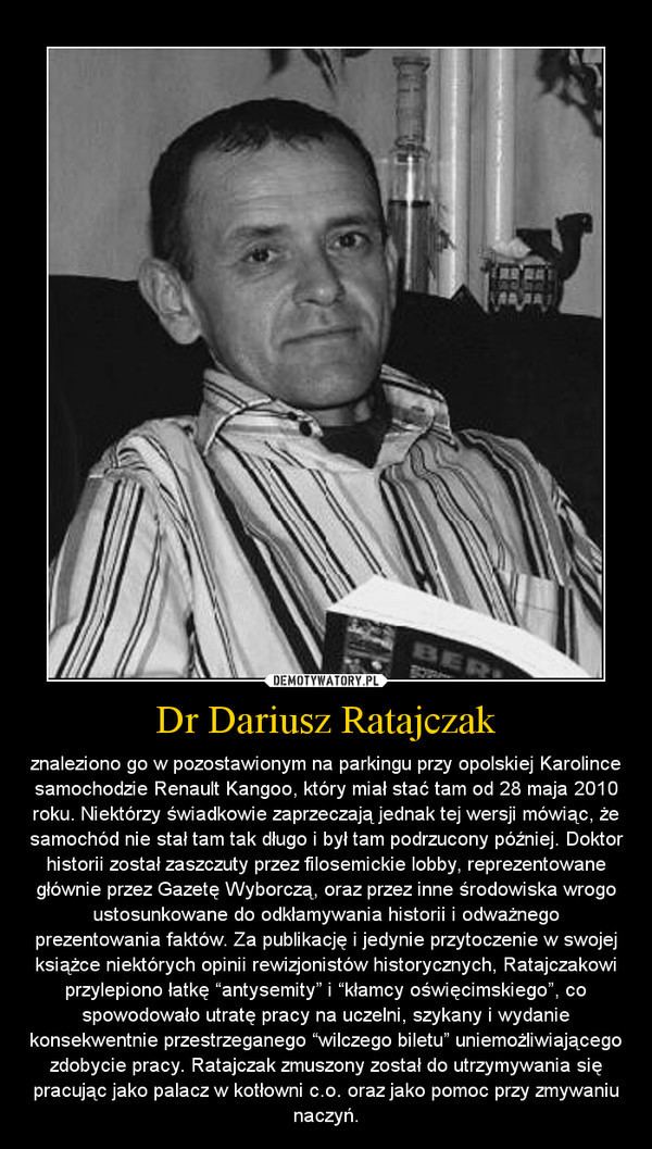 Dariusz Ratajczak Dr Dariusz Ratajczak Demotywatorypl