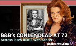 Darlene Conley Darlene Conley loses battle with cancer The Bold and the Beautiful