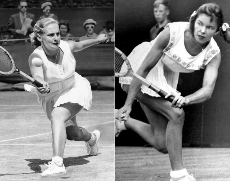 Darlene Hard Darlene Hard 1955 amp Beverly Baker 1959 Photos Tennis