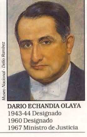 Darío Echandía Dario Echandia Olaya Designado 194344 1960 Ministro de Justicia