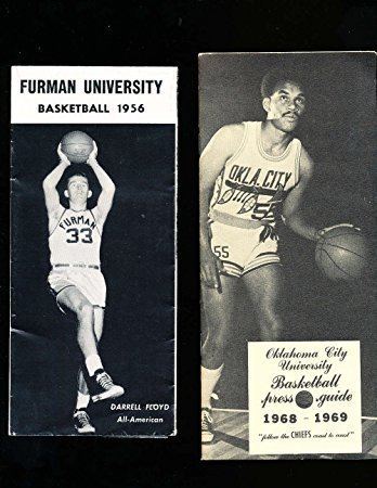 Darrell Floyd 1956 Furman Basketball Press Media Guide Darrell Floyd only listed