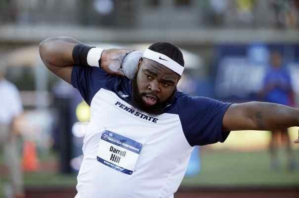 Darrell Hill (athlete) Darby39s Darrell Hill to compete in Olympic shot put today