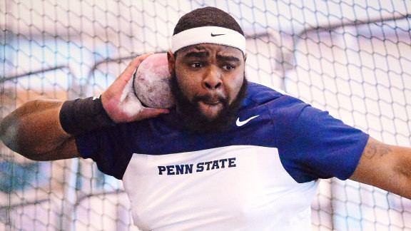 Darrell Hill (athlete) Hill finishes second in shot put at NCAAs Penn State University