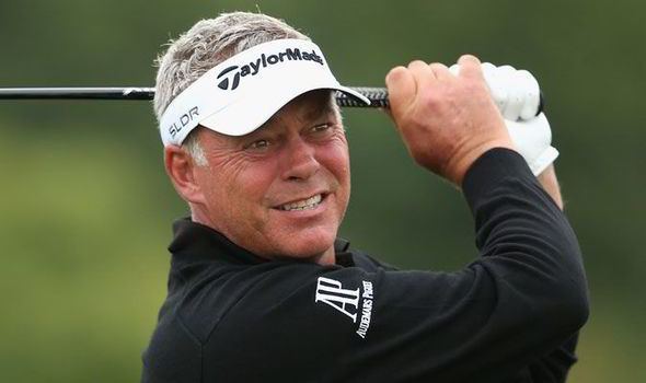 Darren Clarke Golfer Darren Clarke shares the lead at the OneAsia China