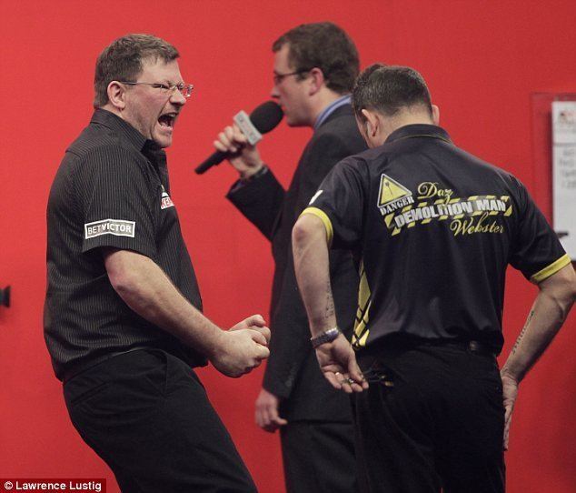 Darren Webster James Wade enjoys lucky break after Darren Webster loses