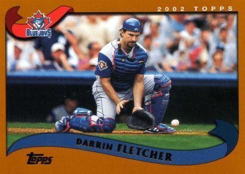 Darrin Fletcher TORONTO BLUE JAYS Darrin Fletcher 612 TOPPS 2002 Baseball MLB