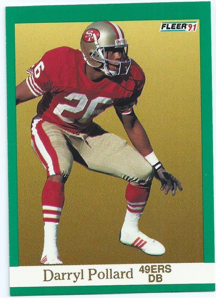 Darryl Pollard SAN FRANCISCO 49ers Darryl Pollard 361 1991 Fleer Collectable NFL