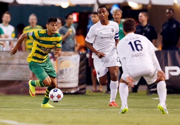 Darwin Espinal Rowdies forward Darwin Espinal called for training camp