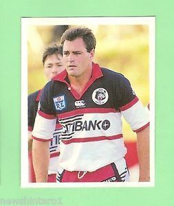 Daryl Halligan 1993 SELECT RUGBY LEAGUE STICKER 5 DARYL HALLIGAN NORTH SYDNEY