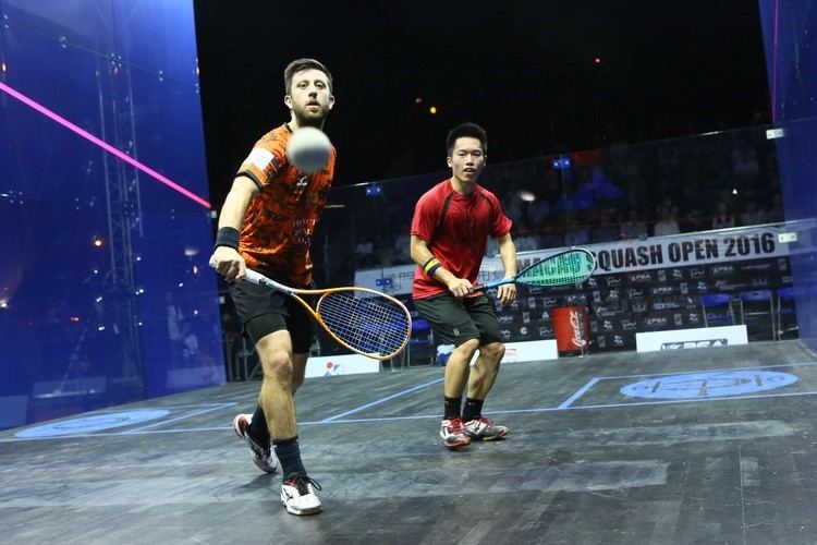 Daryl Selby Squash Mad Daryl Selby and Joelle King are Macau champions