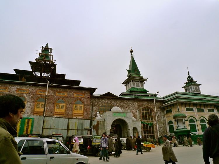 Dastgeer Sahib Kashmir from a Distance the Burning of the Sufi Shrine Dastgeer Sahib