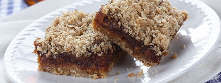 Date square Ooey Gooey Date Squares Recipes Robin Hood