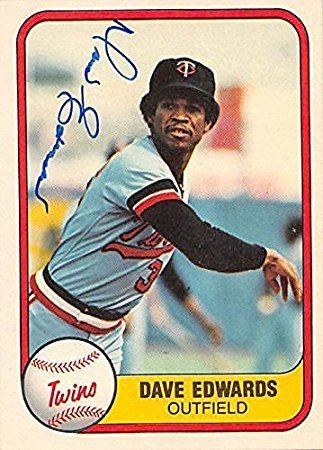 Dave Edwards (baseball) Dave Edwards autographed Baseball Card San Diego Padres 1981 Fleer