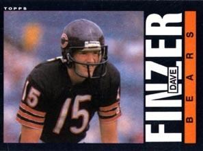 Dave Finzer Football Card of Dave Finzer 82 is Issued DePauw University