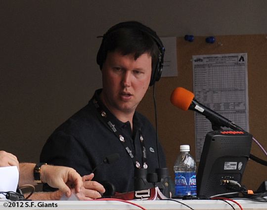 Dave Flemming Broadcasters Dave Flemming SF Giants Photos