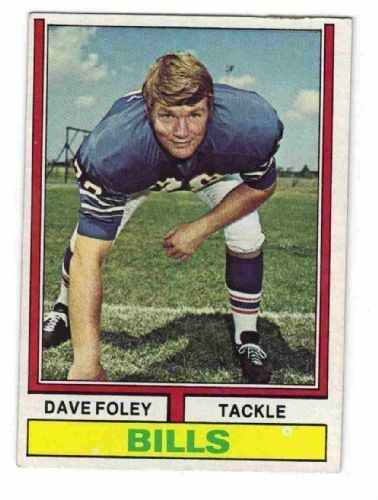 Dave Foley (American football) BUFFALO BILLS Dave Foley 346 TOPPS 1974 NFL American Football