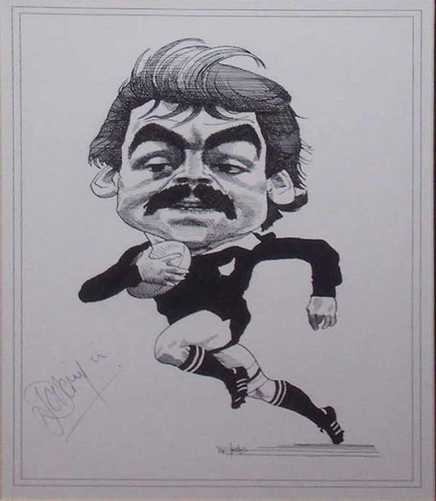 Dave Loveridge DAVE LOVERIDGE RUGBY NZ ALL BLACK SIGNED PRINT WITH COA eBay