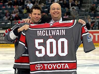 Dave McLlwain Third String Goalie 200405 Cologne Sharks Dave McLlwain