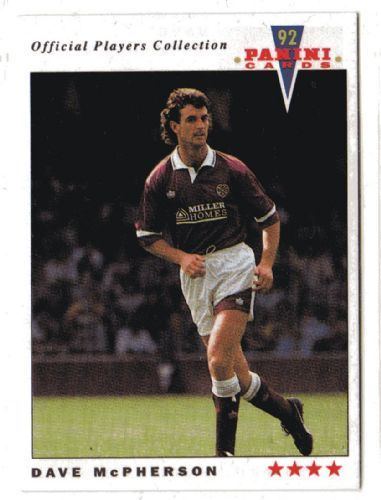 Dave McPherson (footballer) HEART OF MIDLOTHIAN Dave McPherson 352 Official Players