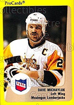 Dave Michayluk Amazoncom CI Dave Michayluk Hockey Card 198990 ProCards IHL 153