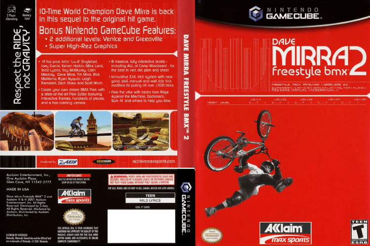 Dave Mirra Freestyle BMX 2 GBXE51 Dave Mirra Freestyle BMX 2