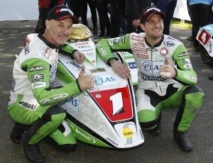 Dave Molyneux Molyneux amp Farrance Take Sidecar Win Cambrian Tyres