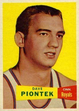 Dave Piontek 1957 Topps Dave Piontek 31 Basketball Card Value Price Guide