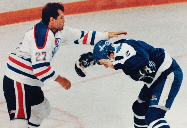 Dave Semenko Edmonton Oilers alltime tough guys and other Oilers