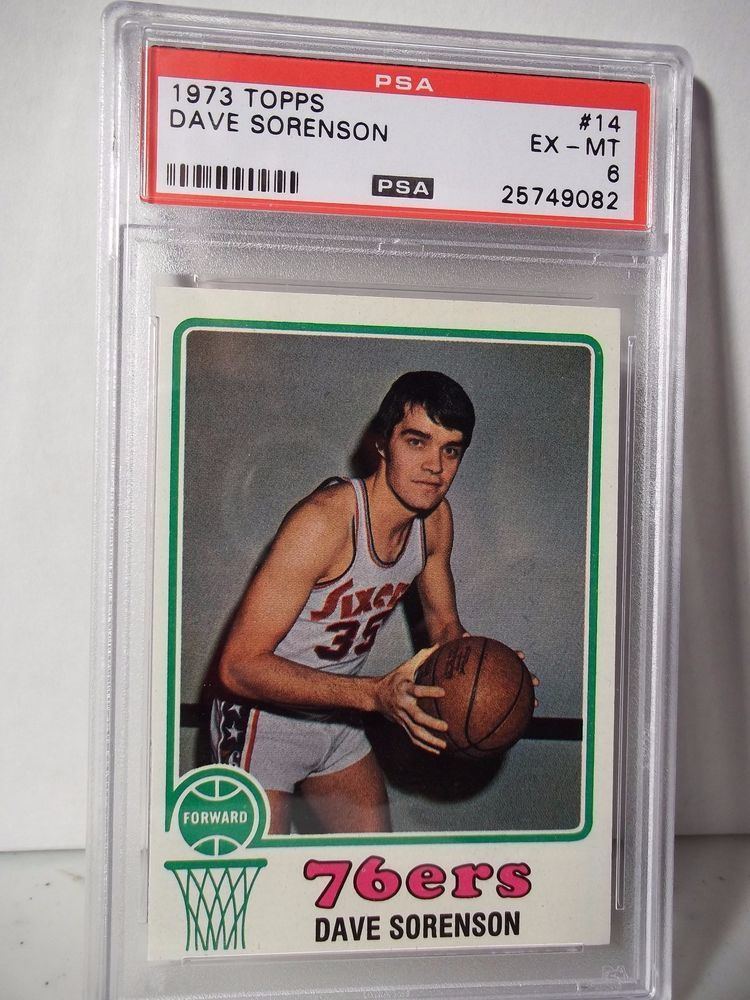 Dave Sorenson 1973 Topps Dave Sorenson PSA EXMT 6 Basketball Card 14 NBA