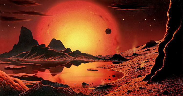 Proxima Centauri Planet by David A. Hardy