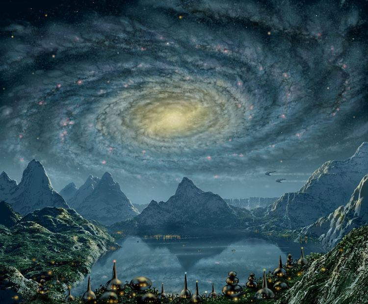 Milky Way by David A. Hardy