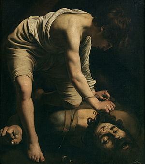 David and Goliath (Caravaggio) httpsuploadwikimediaorgwikipediacommonsthu