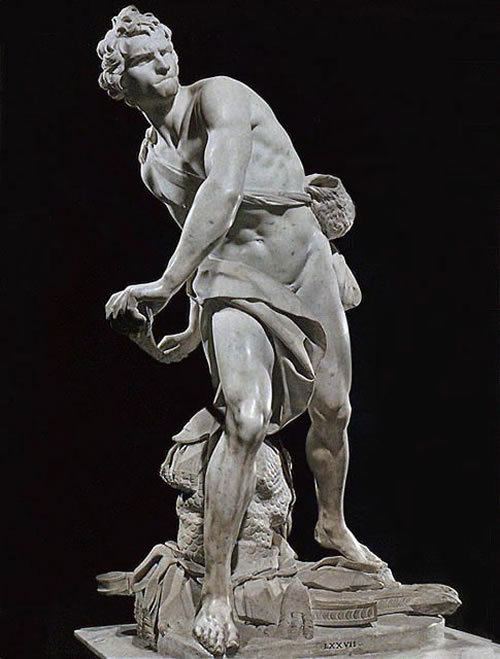 David (Bernini) Gianlorenzo Bernini David 1623 arthistoryoftheday