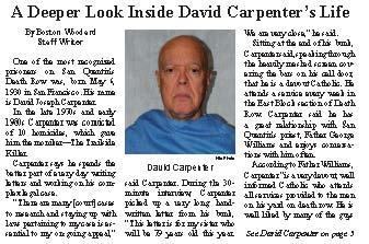 David Carpenter Prisoner Scoops Media With Trailside Killer Interview