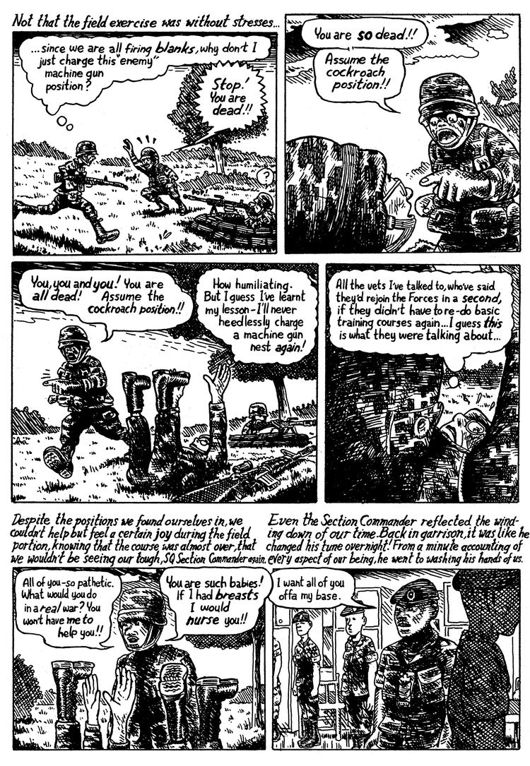David Collier (cartoonist) Drawing battle lines David Collier heads to war or tries