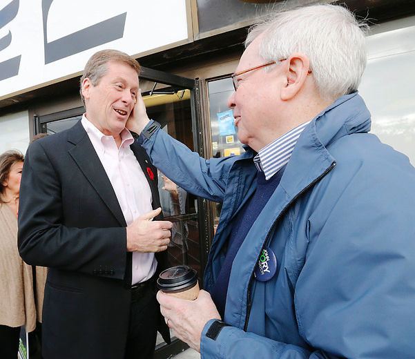 David Crombie Former mayor David Crombie endorses John Tory Toronto