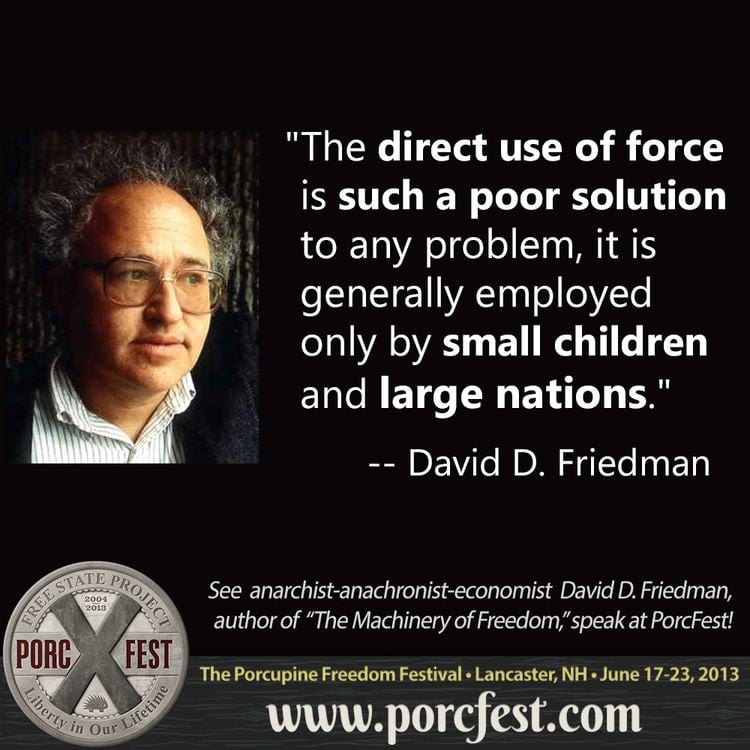 David D. Friedman David D Friedman to speak at PorcFest PorcFest PorcFest