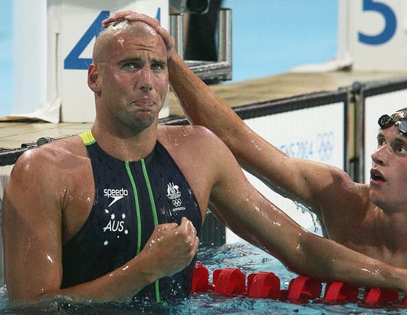 David Davies (swimmer) Grant Hackett and David Davies Photos Photos Olympics Day 8