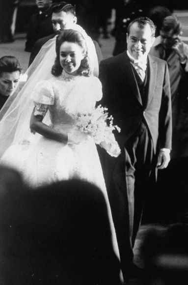 David Eisenhower Dwight David Eisenhower II and Julie Nixon December 22 1968
