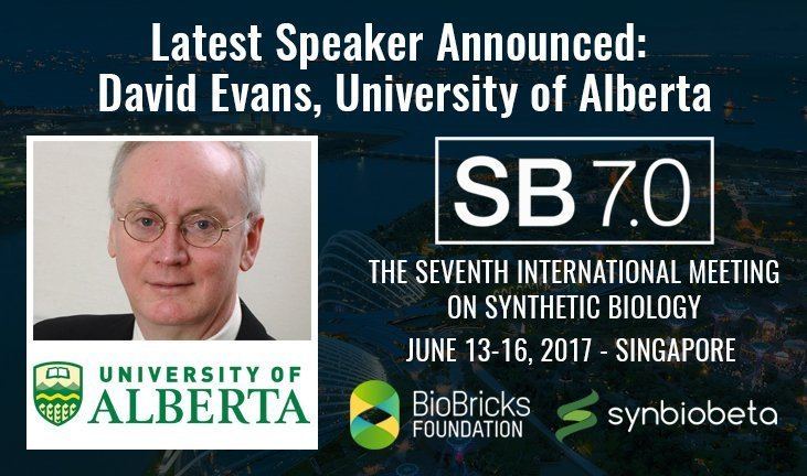 David Evans (microbiologist) SynBioBeta on Twitter David Evans Professor at the Dept of
